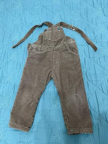 uşaq tulum: Uşaq üçün qışlıq salopon şalvar - Material: yumşaq şinəl/velur — 1