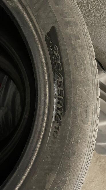 Шины: Шины 225 / 55 / R 17, Лето, Б/у, Комплект, Легковые, Hankook at lalafo.kg Шины: Шины 225 / 55 / R 17, Лето, Б/у, Комплект, Легковые, Hankook