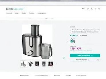 Sokovnici: Sokovnik Gorenje – 600 W, nerđajući čelik - Snaga: 600 W za brzo — 3