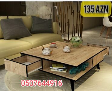 Kvadrat masa, Açılan, Təkərsiz, Laminat, Azərbaycan, Zəmanətli, Pulsuz çatdırılma, Pulsuz quraşdırılma