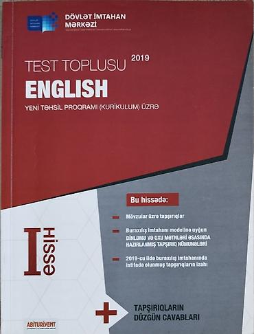 Testlər: DİM English — Test Toplusu / I Hissə (2019) ​Nəşr: 2019-cu il nəşri — 1