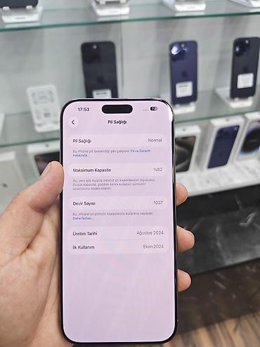 apple ipad 9: IPhone 16 Pro Max, 512 GB, Desert Titanium, Zəmanət, Simsiz şarj, Face ID — 2