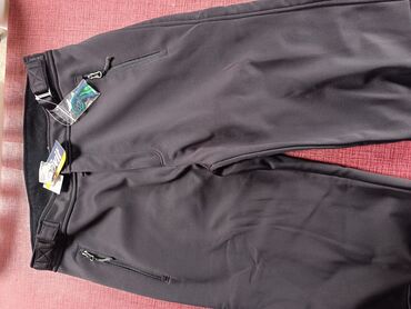 Pantalone: NOVE CRIVIT zimske softshell pantalone – crne - Topao flis postava s — 12