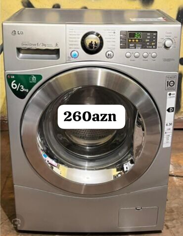 Elektrikli qızdırıcılar və radiatorlar: Paltaryuyan maşın LG, 6 kq, Avtomat, Qurutma var, Kredit yoxdur