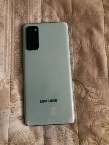 samsunq 51: Samsung Galaxy S20, 128 GB, rəng - Mavi, Barmaq izi, Simsiz şarj, Face ID
