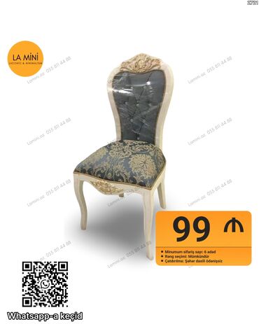 купить стулья бу в баку: Qonaq otağı üçün, Qatlanmayan, Stul