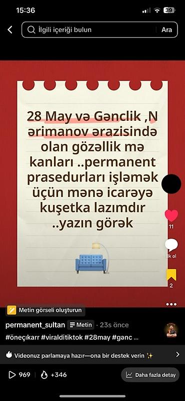Permanent makiyajı: İcarəyə kosmetoloji kuşetka axtarıram. Tələblər: - Yer: 28 May — 1