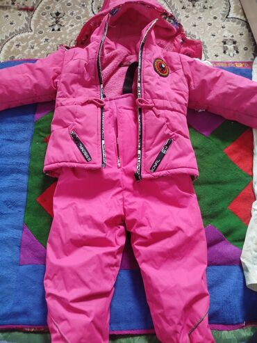 спортивные костюмы на девочек: Комплект, түсү - Кызгылт