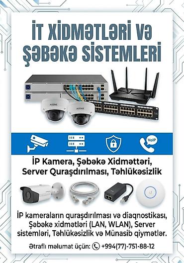 laptop canta: Kompyuter və İT Xidmətləri - Hardware və Software dəstəyi - — 2