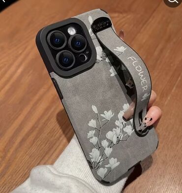 кейс от эирподс: Стильный и функциональный чехол для iPhone 14 выполненный в сером