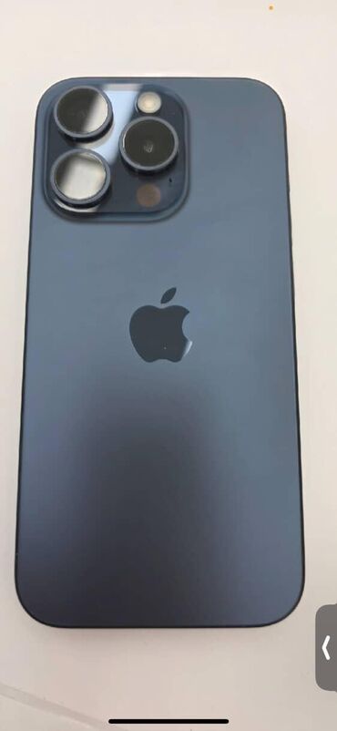 телефону: IPhone 15 Pro, Б/у, 256 ГБ, Blue Titanium