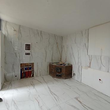 Укладка плитки: Подготовка стен для грунтовки, Резка плитки, Укладка плитки на стену | Керамогранитая плитка | Диагональная укладка, Горизонтальная укладка, Вертикальная укладка Больше 6 лет опыта — 10