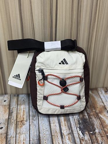 Аксессуарлар: Барсетка, Adidas, Материалы: Кездеме материал, Сыдырмалуу, Чөнтөктөрү көп, Материалы жуулат, Жаңы — 1
