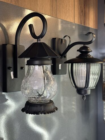 Bra, divar lampaları: Çöl işıqları, lampası dəyişən modellərdir. 18 azn -dən başlayır — 3