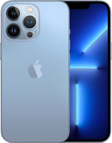 айфон 13 бу: IPhone 13 Pro, Б/у, 128 ГБ, Голубой, Зарядное устройство, Чехол, 75 %