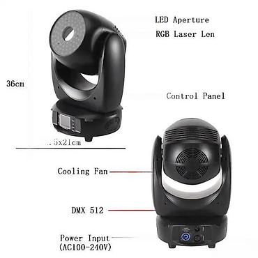 Rasveta: Roto Glava Strobe & Laser & Beam 3IN1 LED 120W. ✨ ROTO LED — 9