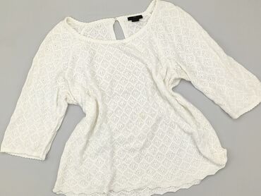 bluzki białe z haftem: Блуза жіноча, H&M, L, стан - Задовільний