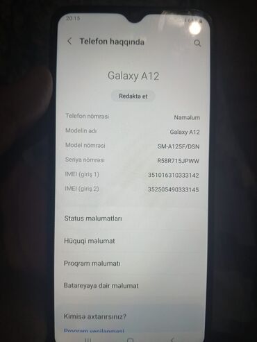 samsung a 73 qiyməti: A12 64 gb qiymet (85 azn)elaqe