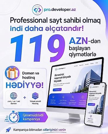 Veb saytların hazırlanması | Hosting