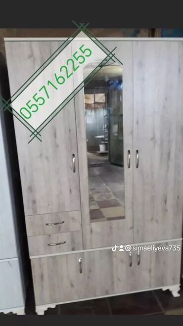 Dolablar: Yeni, Açılan, 3 qapılı Düz dolab, Azərbaycan — 18