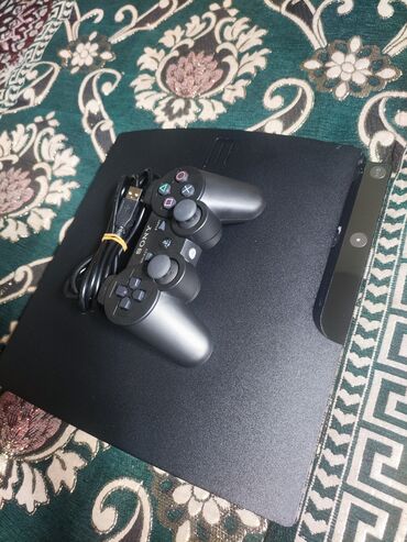 сони плейстейшен 4: PlayStation 3 slim. прошитая, в идеальном состоянии, 500гб памяти