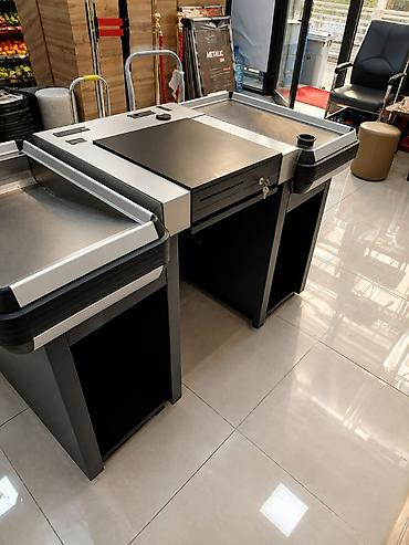 Оборудование для магазинов: Yeni kassa masası satılır. Bir gün işlənilib. Mağaza, market — 3