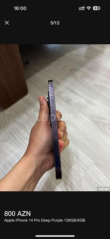 Apple iPhone: IPhone 14 Pro, 128 GB, Deep Purple — 6