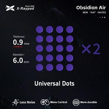 logitech g pro: Продаю фирменные глайды xraypad obsidian pro air/obsidian air Obsidian — 2