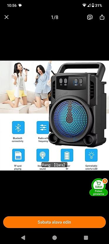 kodak tabletkası qiymeti: SEVDAM TECH | Bluetooth kalonka — 30 AZN 🔊 Musiqi sevənlər üçün — 1