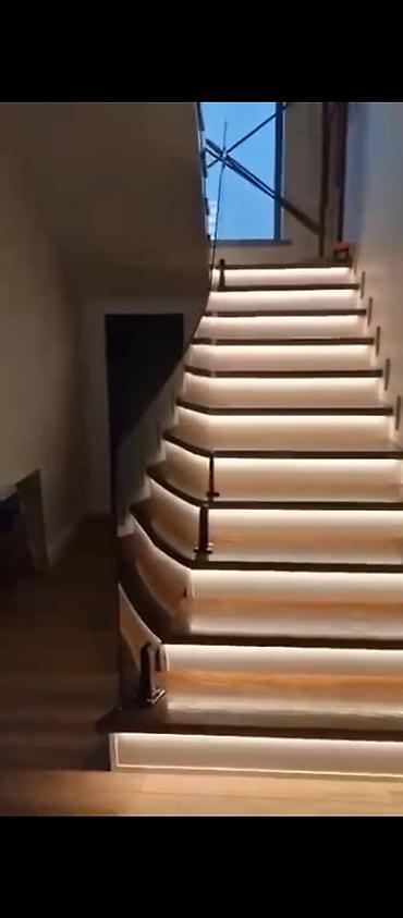 Обшивка лестниц: Лестницага заказ алабыз. Материал: кара жыгач, дуб, шпон, сосна — 1