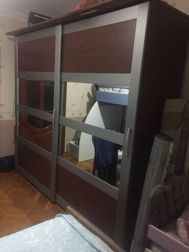 кровать двухспальная: 2 односпальные кровати, Шкаф, Трюмо, Азербайджан, Б/у