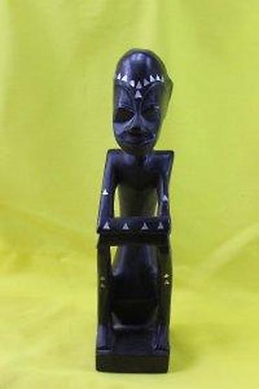 Figure: STARA DRVENA AFRIČKA FIGURA, RETKO | Stara afrička drvena figura — 6