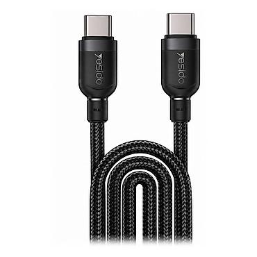 iphone usb kabel: Yesido Dual Type-C USB-C to USB-C şarj kabeli. Bu model hər iki ucu — 2
