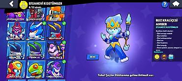 26 lik velosiped dağ: Brawl Stars oyun hesabında nadir və tematik kostyumlar kolleksiyası - — 7