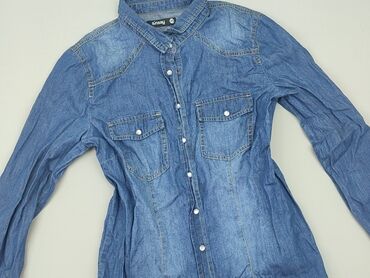 bluzki białe z długim rękawem: Shirt, SinSay, XS (EU 34), condition - Good