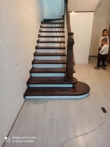 Обшивка лестниц: Лестница заказ менен жазайм — 14