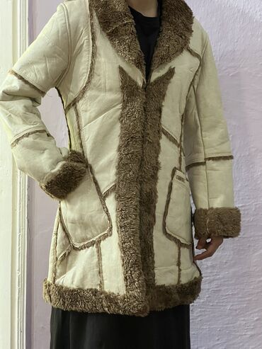 женская пиджак: Шуба, Короткая модель, 2XL (EU 44), 3XL (EU 46)