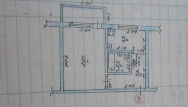 Продажа домов: 1 комната, 35 м², 105 серия, 9 этаж, Старый ремонт