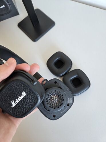 Qulaqcıqlar: Simsiz (Bluetooth) Qulaqcıqlar, Marshall, rəng - Qara — 3