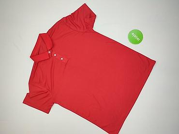 czerwone: Koszulka polo dla mężczyzn, rozmiar 4XL — 2