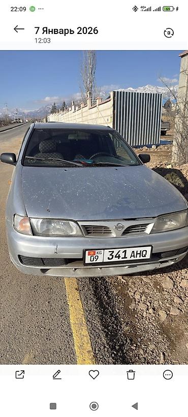 нур мото: Nissan Almera: 1995 г., Механика, Бензин, Седан — 1