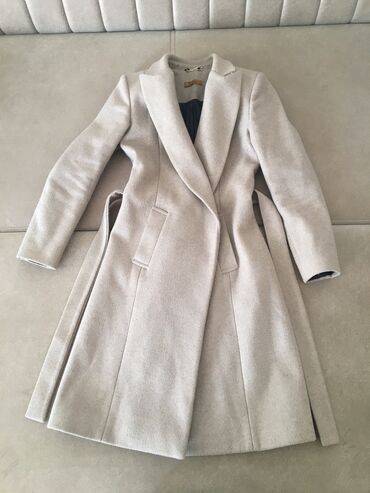 steqan qış qadın paltoları: Palto S (EU 36), rəng - Bej