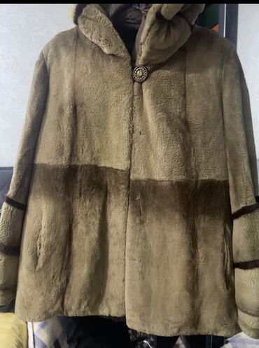 женскую дубленку теплая: Шуба, Короткая модель, С капюшоном, XL (EU 42), 2XL (EU 44)
