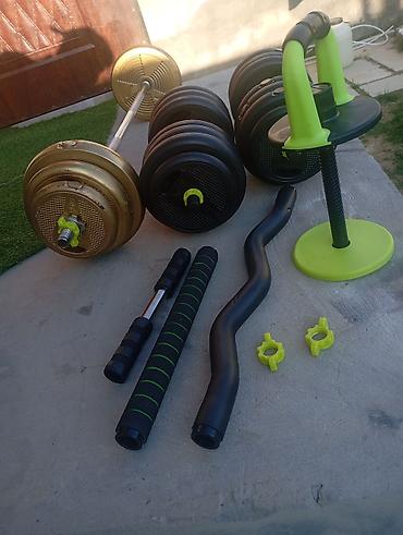 Ştanqlar və ştanq diskləri: Ştanq, Çəki: 65 kq, Yeni — 20