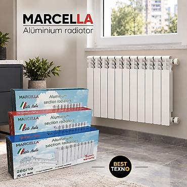 Marcella alüminium radiator – ev və ofislər üçün yüksək