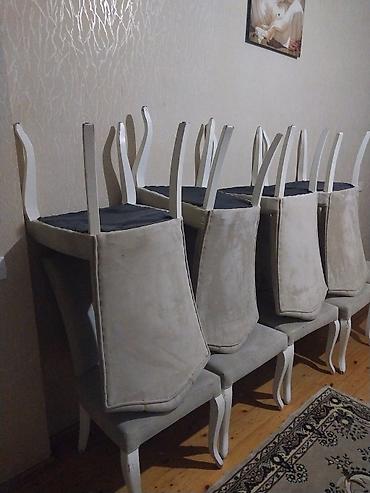 stul plastik: Qonaq otağı üçün, İşlənmiş, Qatlanmayan, rəng - Ağ Stul — 1