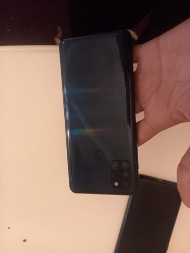 a 20 s: Samsung Galaxy A21S, 16 GB, rəng - Qara, Barmaq izi
