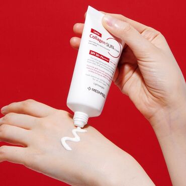 vebix cream: Солнцезащитный крем с коллагеном Medi-Peel Red Lacto Collagen Sun