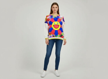 ganni t shirty smiley: MEGI, Bluza damska
, rozmiar L