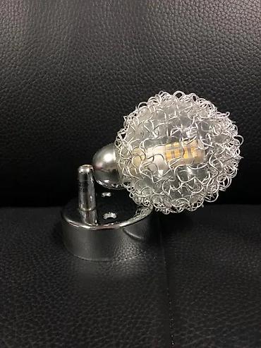set stocica 3 u 1: Zidna lampa – metal, hrom, pokretna, L 15 cm - Materijal: metalno — 7